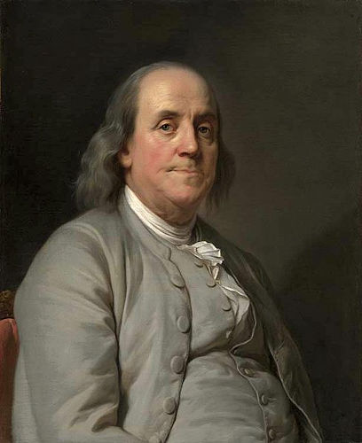 Benjamin Franklin fez parte da história norte-americana conduzindo estudos na área da eletricidade e tendo papel na independência dos EUA. [1]