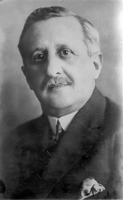 Retrato do escritor Graça Aranha, um dos artistas que participaram da Semana de Arte Moderna de 1922.
